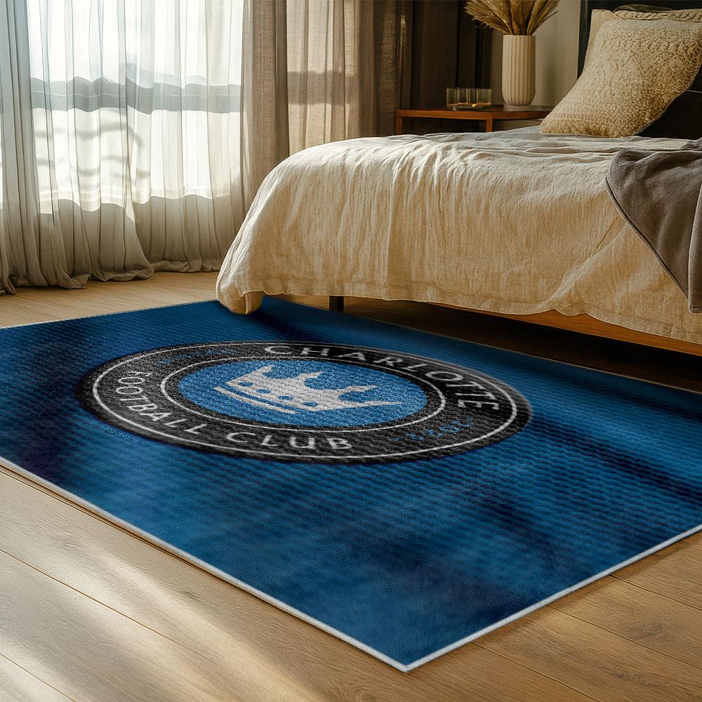 MLS Charlotte Fc Soccer Team Logo Sport Carpet Area Rug Home Decor Gift CFC38 1 mls charlotte fc soccer team logo sport carpet area rug home bedroom cfc38