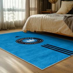 mls charlotte fc soccer team logo sport carpet area rug home bedroom cfc46