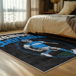 mls charlotte fc soccer team logo sport carpet area rug home bedroom cfc51