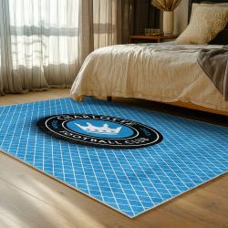 mls charlotte fc soccer team logo sport carpet area rug home bedroom cfc55