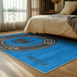 mls charlotte fc soccer team logo sport carpet area rug home bedroom cfc6
