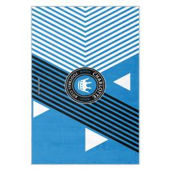 mls charlotte fc soccer team logo sport carpet area rug home decor gift cfc1