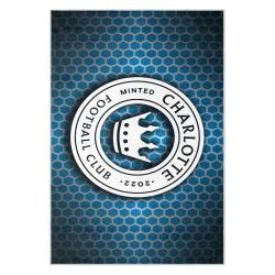 mls charlotte fc soccer team logo sport carpet area rug home decor gift cfc15
