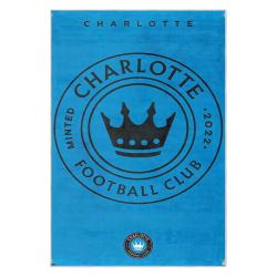 mls charlotte fc soccer team logo sport carpet area rug home decor gift cfc27