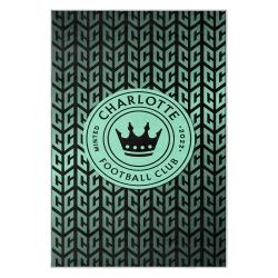 mls charlotte fc soccer team logo sport carpet area rug home decor gift cfc30