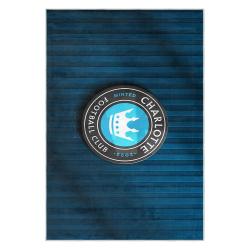 mls charlotte fc soccer team logo sport carpet area rug home decor gift cfc31