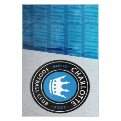 mls charlotte fc soccer team logo sport carpet area rug home decor gift cfc37