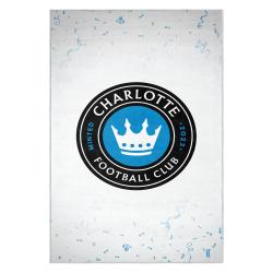 mls charlotte fc soccer team logo sport carpet area rug home decor gift cfc41