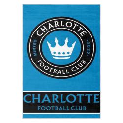 mls charlotte fc soccer team logo sport carpet area rug home decor gift cfc45