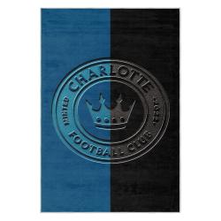 mls charlotte fc soccer team logo sport carpet area rug home decor gift cfc49