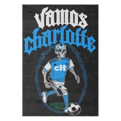 mls charlotte fc soccer team logo sport carpet area rug home decor gift cfc51