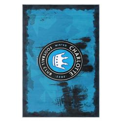 mls charlotte fc soccer team logo sport carpet area rug home decor gift cfc54