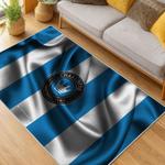 mls charlotte fc soccer team logo sport carpet area rug home living room cfc11