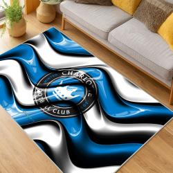 MLS Charlotte Fc Soccer Team Logo Sport Carpet Area Rug Home Decor Gift CFC20