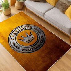 MLS Charlotte Fc Soccer Team Logo Sport Carpet Area Rug Home Decor Gift CFC22