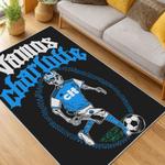 mls charlotte fc soccer team logo sport carpet area rug home living room cfc51