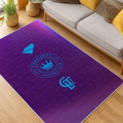 MLS Charlotte Fc Soccer Team Logo Sport Carpet Area Rug Home Decor Gift CFC59