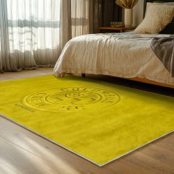 mls columbus crew area rug non slip soccer carpet home decor gift idea for fans bedroom ccfc14