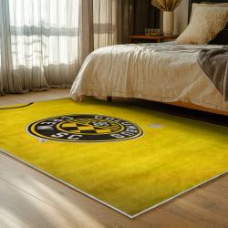 mls columbus crew area rug non slip soccer carpet home decor gift idea for fans bedroom ccfc16