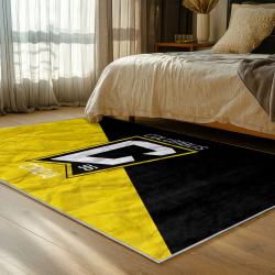 mls columbus crew area rug non slip soccer carpet home decor gift idea for fans bedroom ccfc19