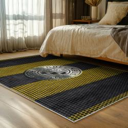 mls columbus crew area rug non slip soccer carpet home decor gift idea for fans bedroom ccfc2