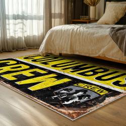 mls columbus crew area rug non slip soccer carpet home decor gift idea for fans bedroom ccfc21