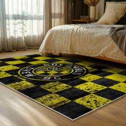 mls columbus crew area rug non slip soccer carpet home decor gift idea for fans bedroom ccfc24