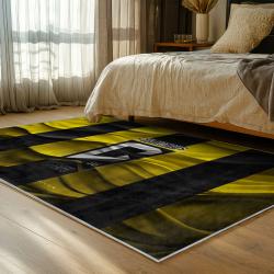 mls columbus crew area rug non slip soccer carpet home decor gift idea for fans bedroom ccfc33