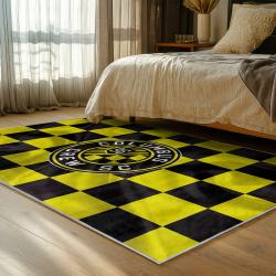 mls columbus crew area rug non slip soccer carpet home decor gift idea for fans bedroom ccfc39
