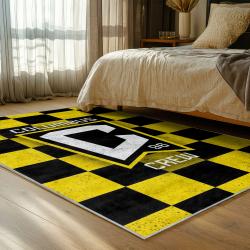 mls columbus crew area rug non slip soccer carpet home decor gift idea for fans bedroom ccfc50