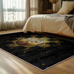 mls columbus crew area rug non slip soccer carpet home decor gift idea for fans bedroom ccfc51