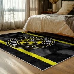 mls columbus crew area rug non slip soccer carpet home decor gift idea for fans bedroom ccfc56