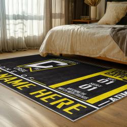 mls columbus crew area rug non slip soccer carpet home decor gift idea for fans bedroom ccfc58