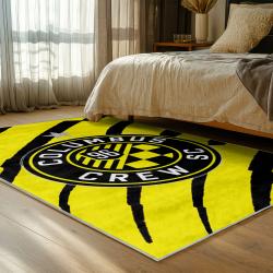 mls columbus crew area rug non slip soccer carpet home decor gift idea for fans bedroom ccfc61