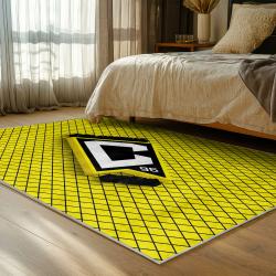 mls columbus crew area rug non slip soccer carpet home decor gift idea for fans bedroom ccfc70