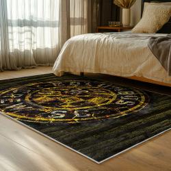 mls columbus crew area rug non slip soccer carpet home decor gift idea for fans bedroom ccfc80