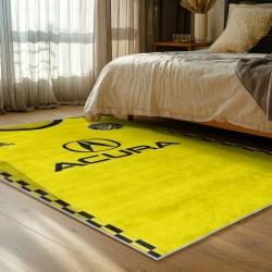 mls columbus crew area rug non slip soccer carpet home decor gift idea for fans bedroom ccfc81