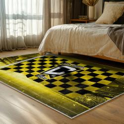 mls columbus crew area rug non slip soccer carpet home decor gift idea for fans bedroom ccfc86
