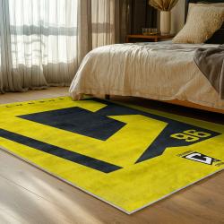 mls columbus crew area rug non slip soccer carpet home decor gift idea for fans bedroom ccfc88