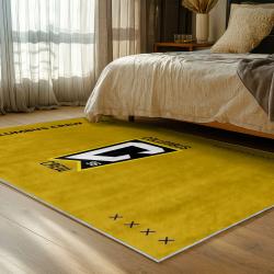 mls columbus crew area rug non slip soccer carpet home decor gift idea for fans bedroom ccfc9