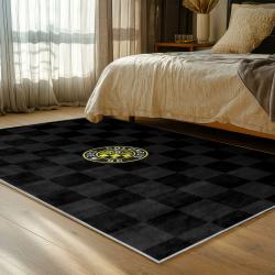 mls columbus crew area rug non slip soccer carpet home decor gift idea for fans bedroom ccfc91