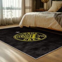 mls columbus crew area rug non slip soccer carpet home decor gift idea for fans bedroom ccfc98