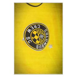 mls columbus crew area rug non slip soccer carpet home decor gift idea for fans ccfc16