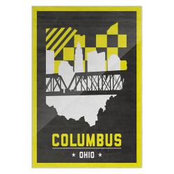 mls columbus crew area rug non slip soccer carpet home decor gift idea for fans ccfc17