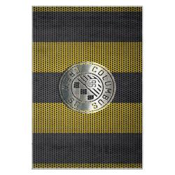 mls columbus crew area rug non slip soccer carpet home decor gift idea for fans ccfc2