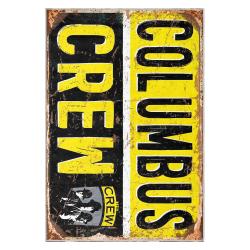 mls columbus crew area rug non slip soccer carpet home decor gift idea for fans ccfc21