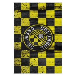 mls columbus crew area rug non slip soccer carpet home decor gift idea for fans ccfc24