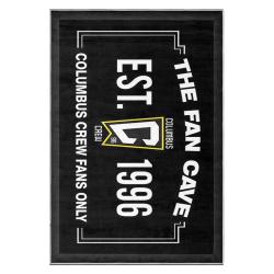 mls columbus crew area rug non slip soccer carpet home decor gift idea for fans ccfc46