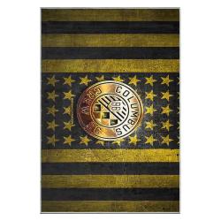 mls columbus crew area rug non slip soccer carpet home decor gift idea for fans ccfc48