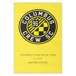 mls columbus crew area rug non slip soccer carpet home decor gift idea for fans ccfc6
